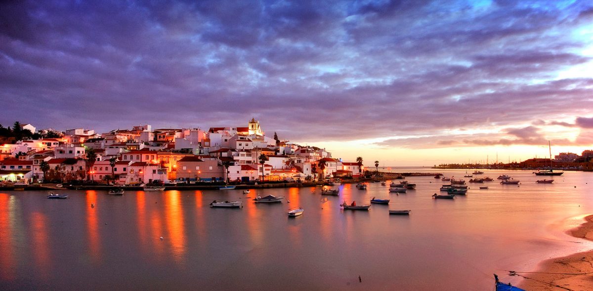 Ferragudo-at-Sunset-